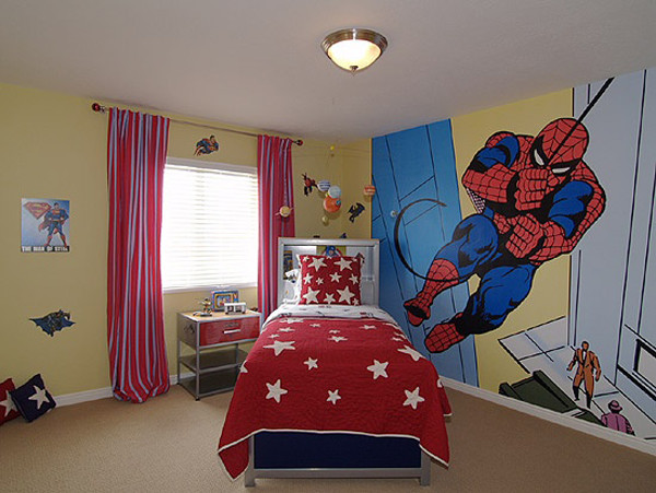 Spiderman Bedroom Decor
 spiderman bedrooms