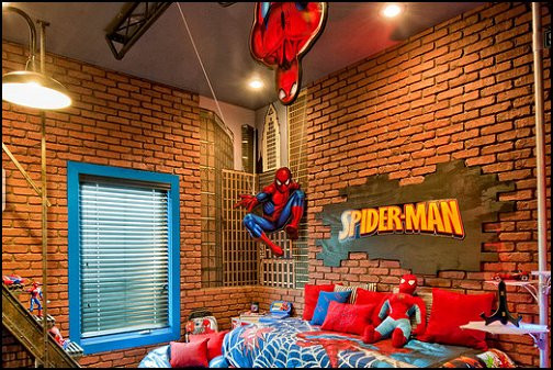 Spiderman Bedroom Decor
 Decorating theme bedrooms Maries Manor spiderman