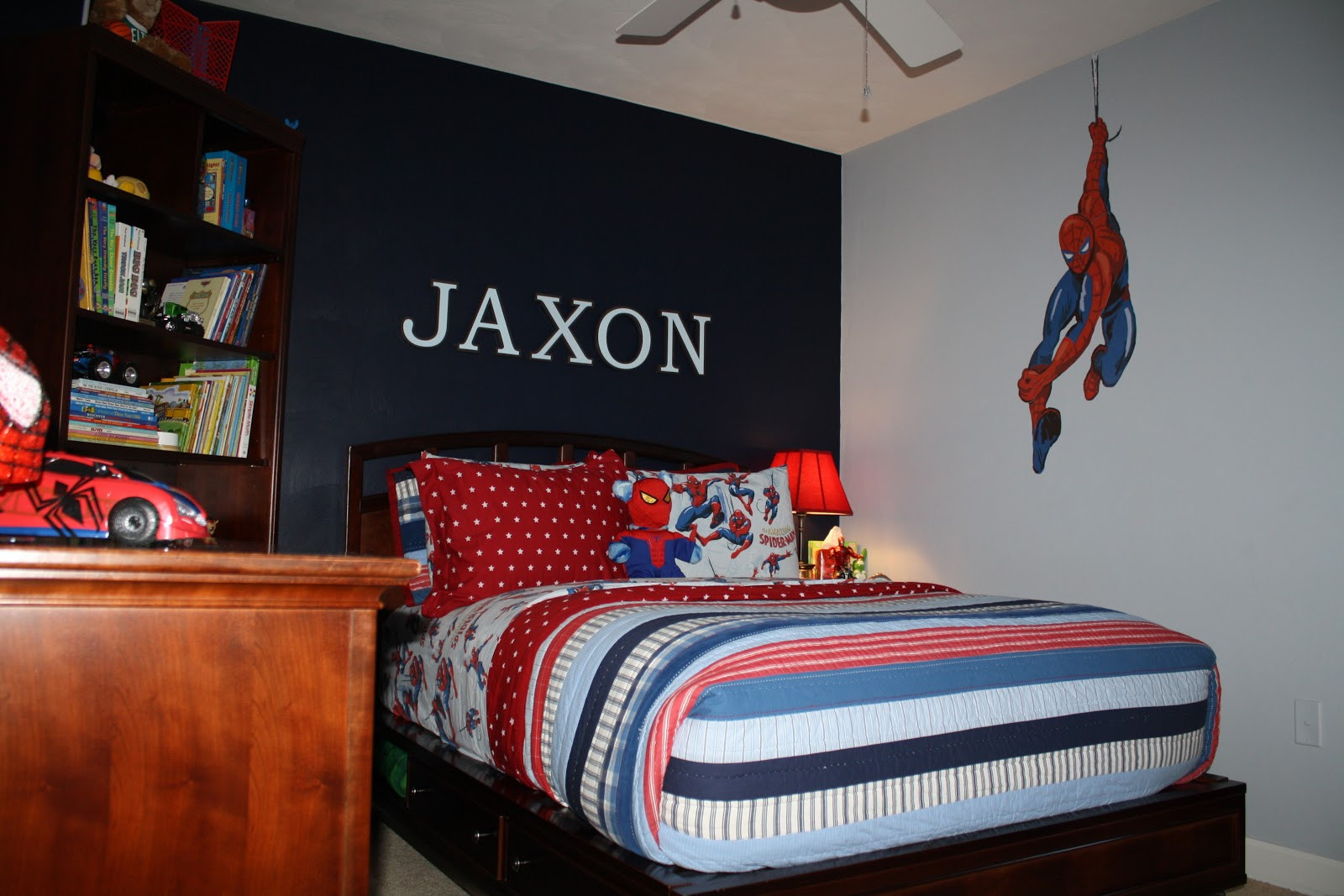 Spiderman Bedroom Decor
 Bolling With 5 Jax s Spiderman Room is FINALLY PLETE