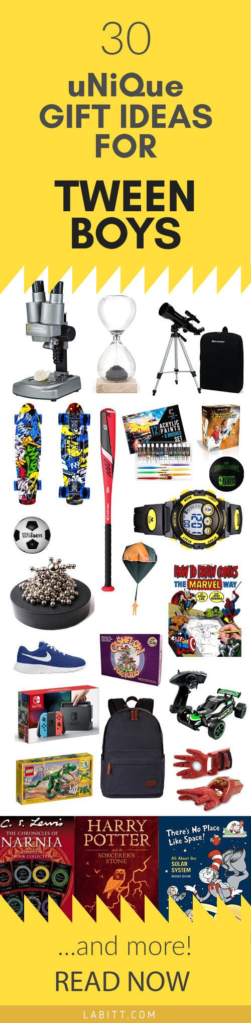 Sports Gift Ideas For Boys
 30 Best Gifts Tween Boys Love — Tween Boy Approved
