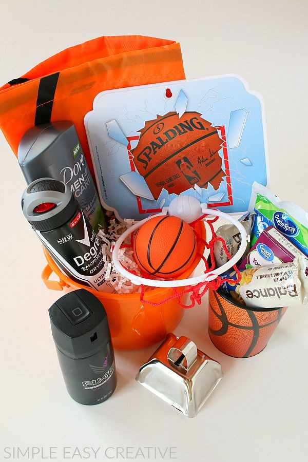 Sports Gift Ideas For Boys
 BASKETBALL GIFT BASKET Treat your Basketball fan to this