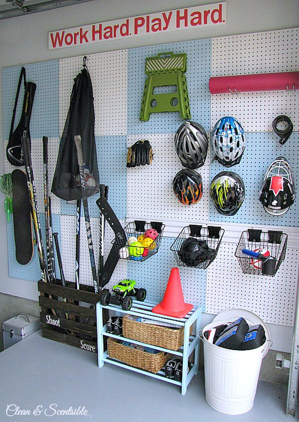 Sports Organizer For Garage
 How to Clean and Organize the Garage