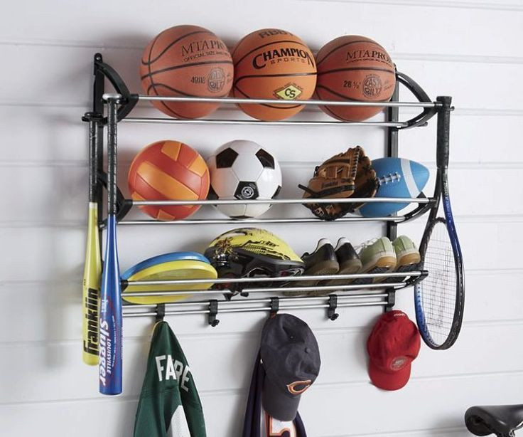 Sports Organizer For Garage
 Details about Sports Equipment Storage Rack Garage