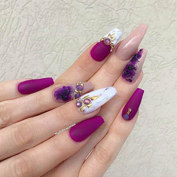 Spring Color Nail Designs
 21 Gorgeous Floral Nail Designs for Spring