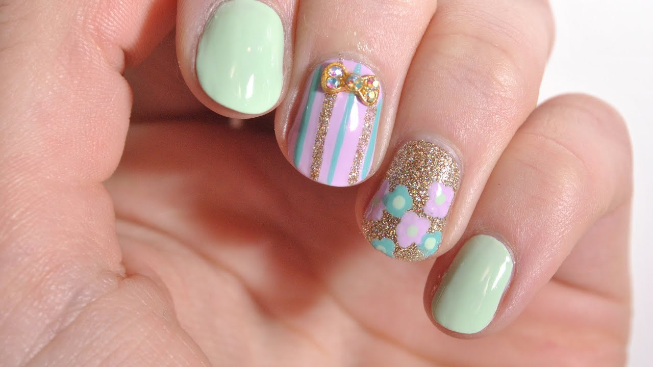 Spring Color Nail Designs
 Cute and Easy Spring Nails