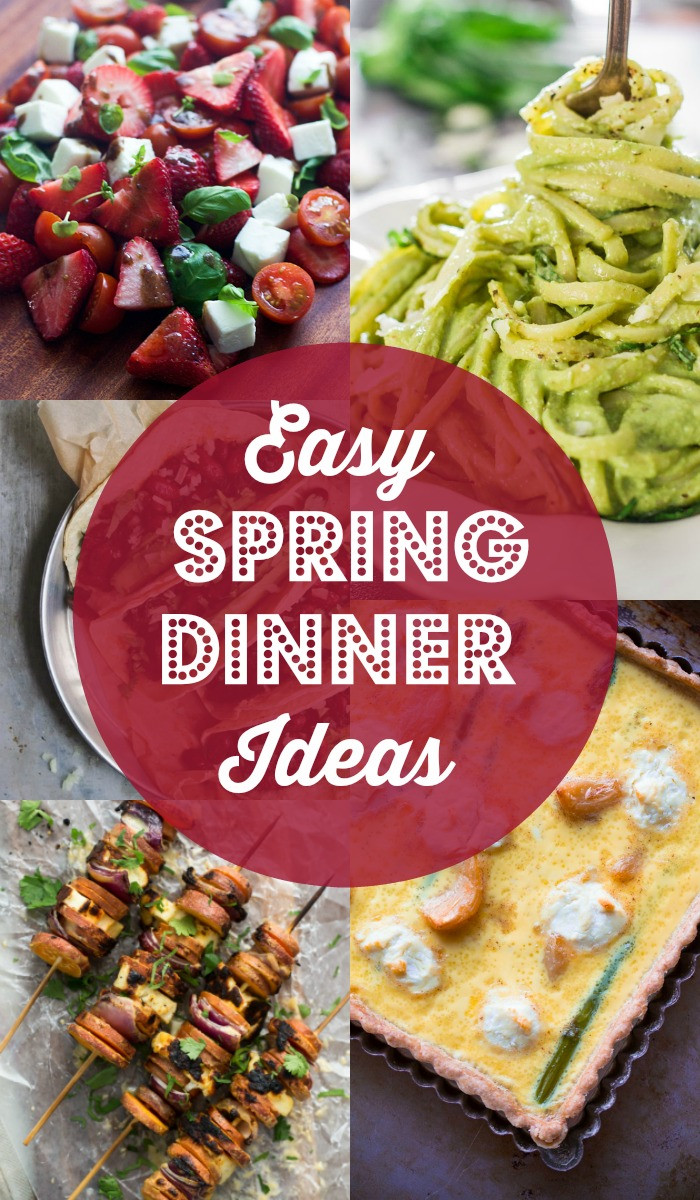 Spring Dinner Ideas
 Easy Spring Dinner Ideas Meal Plan Rainbow Delicious