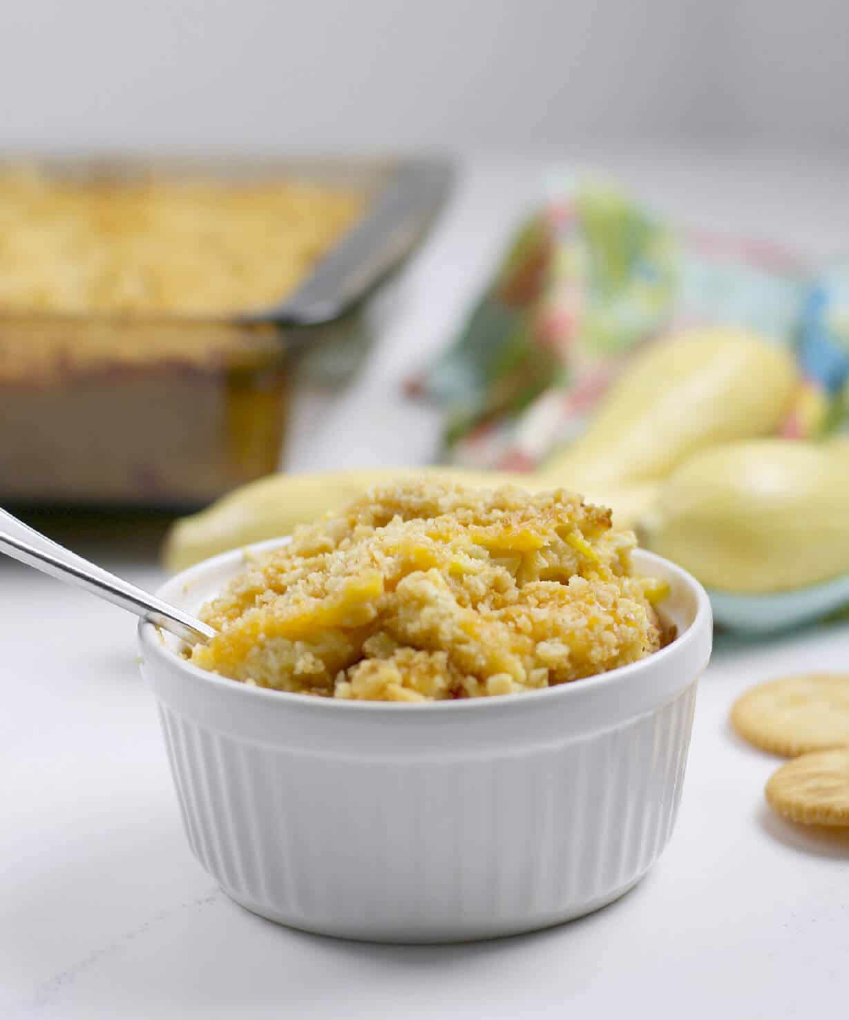 Squash Casserole With Ritz Crackers
 Southern Squash Casserole fort Food