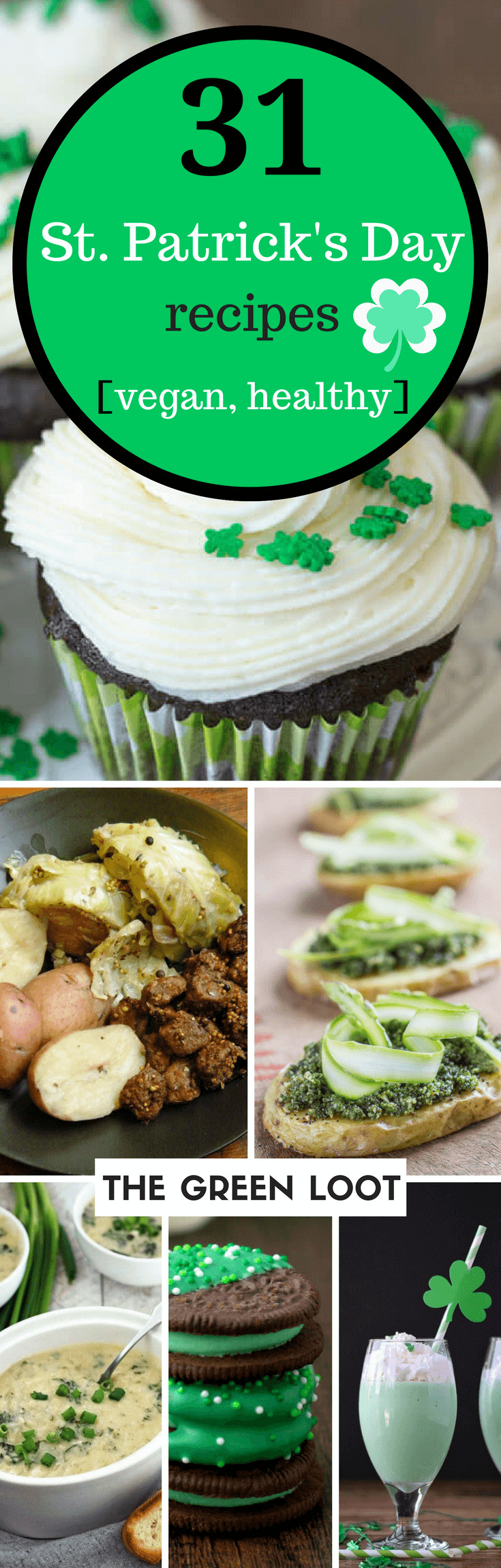 St Patrick Day Appetizers And Desserts
 31 Vegan St Patrick s Day Recipes Healthy Dairy free