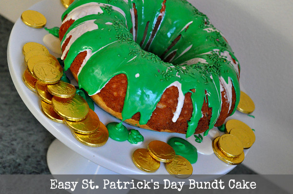St Patrick Day Cake Recipes
 Easy St Patrick s Day Bundt Cake Recipe Our Ordinary Life
