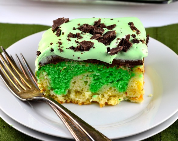 St Patrick Day Cake Recipes
 St Patricks Day Grasshopper Fudge Cake Recipe Food