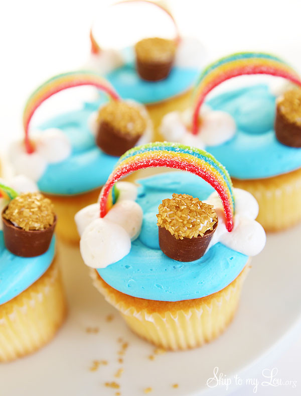 St Patrick Day Cupcakes
 Rainbow Cupcakes St Patrick s Day
