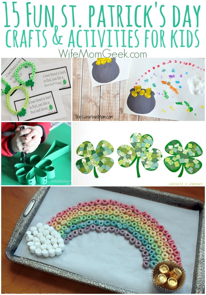 St. Patrick's Day Activities For Kids
 15 Easy St Patrick s Day Crafts and Activities for Kids