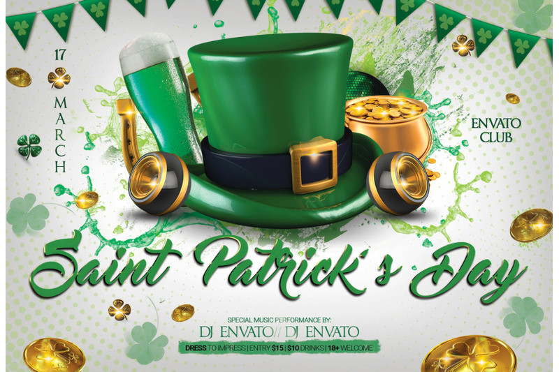 St Patrick's Day Activities
 St Patrick s Day Flyer And Poster By artolus
