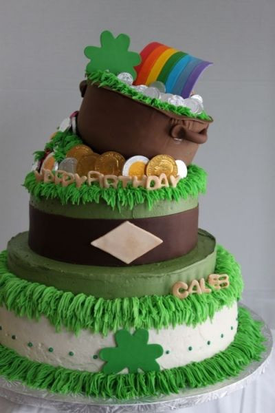 St Patrick'S Day Birthday Cake
 St Patrick s Day Birthday Cake By MeleCotte on