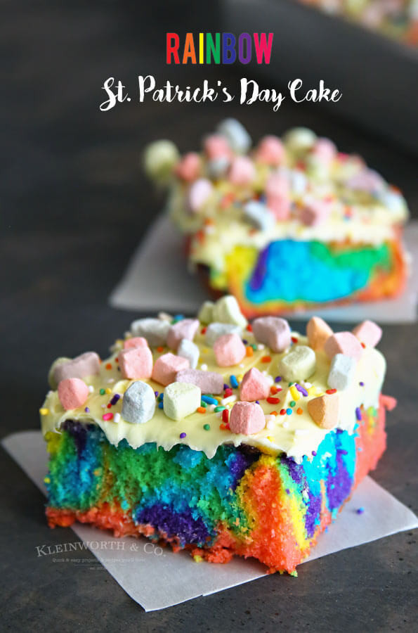 St Patrick'S Day Birthday Cake
 Rainbow St Patrick s Day Cake Kleinworth & Co
