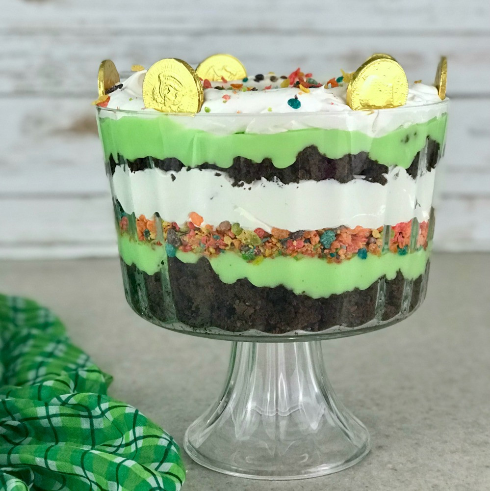 St Patrick'S Day Brownies
 Rainbow Layered Trifle Dessert Fun for St Patrick s Day