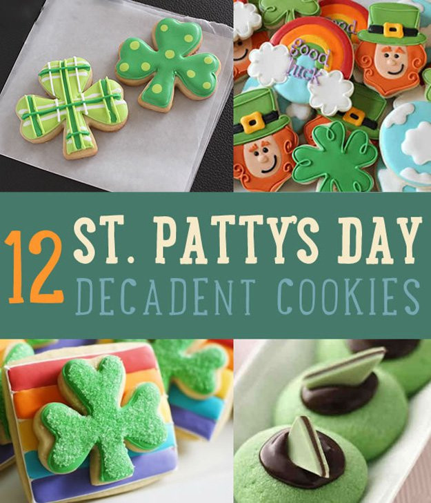 St Patrick's Day Cookies Ideas
 12 Decadent St Patrick s Day Cookie Recipes DIY Ready