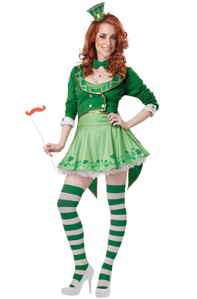 St Patrick's Day Costume Ideas
 Brand New Lucky Charm St Patrick s Day Women Adult Costume