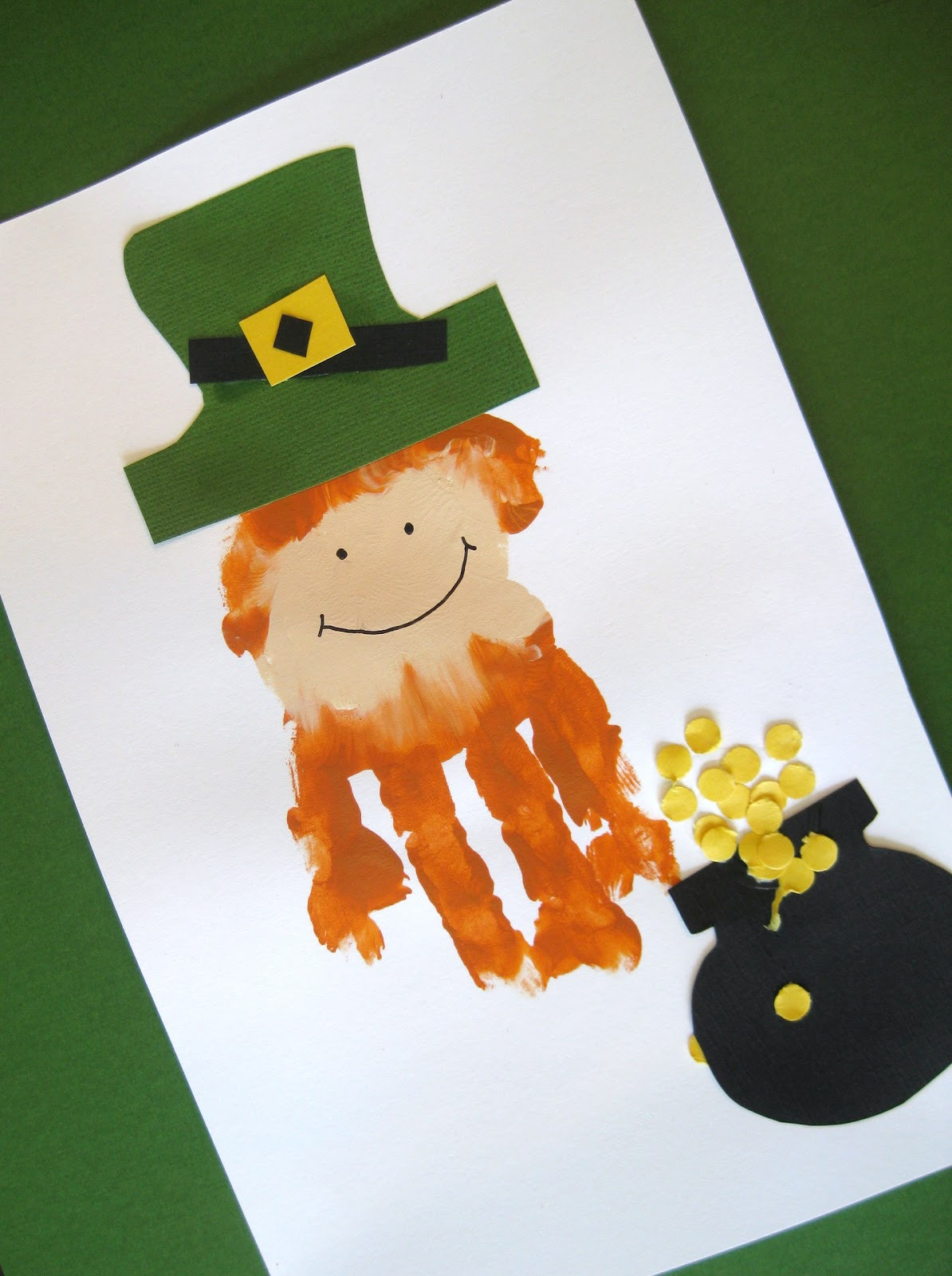 St Patrick's Day Crafts Preschool
 Preschool Crafts for Kids St Patrick s Day Hand Print