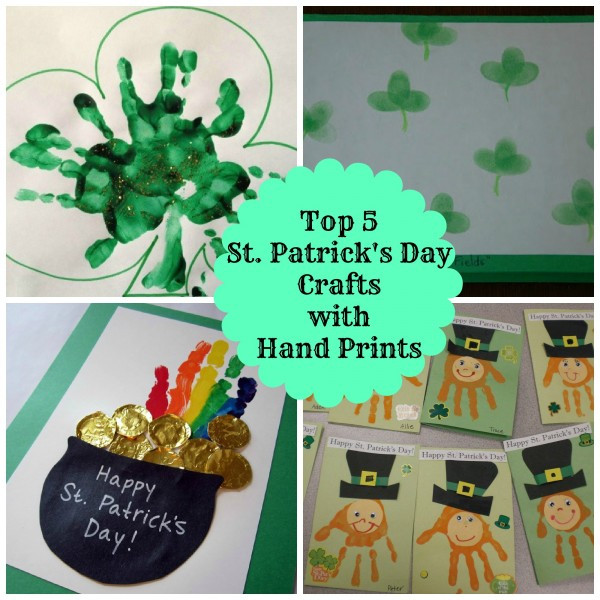 St Patrick's Day Crafts Preschool
 5 Easy Hand Print St Patrick s Day Crafts for Kids