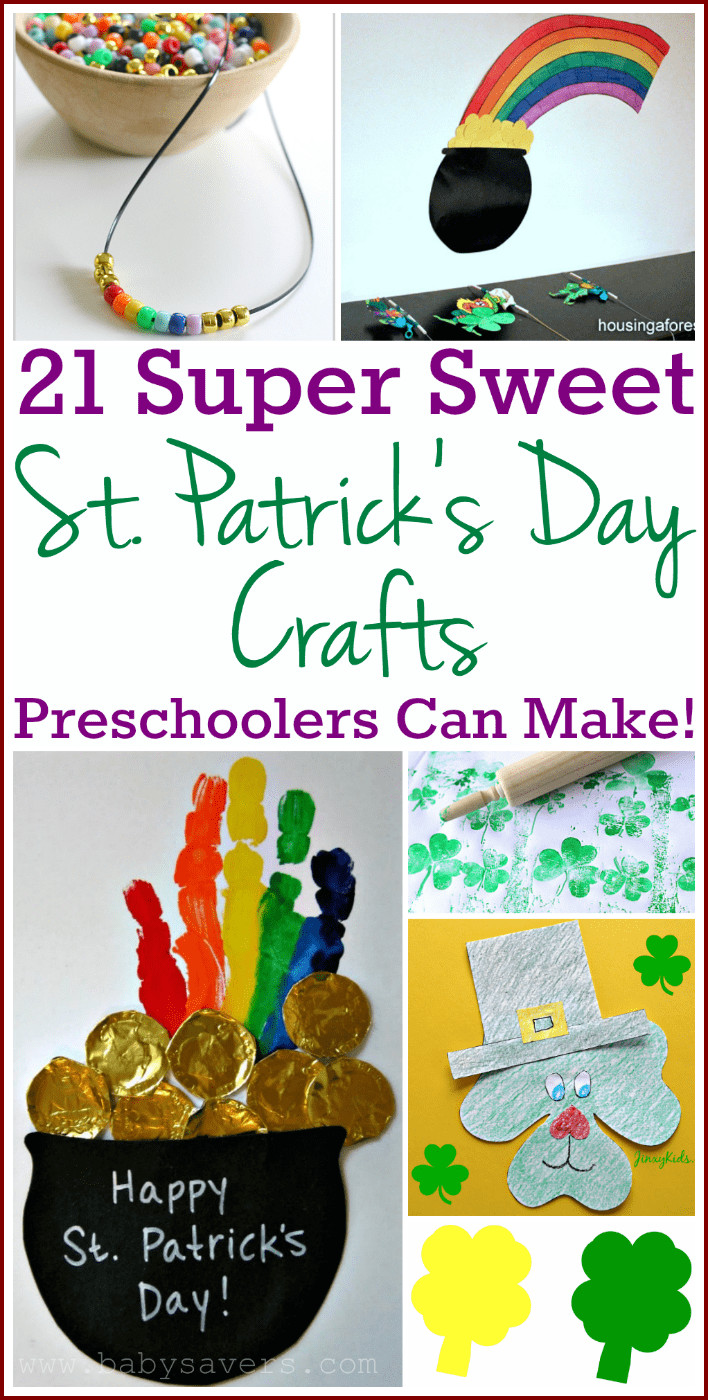 St Patrick's Day Crafts Preschool
 St Patrick s Day Crafts for Preschoolers 21 Great Ideas
