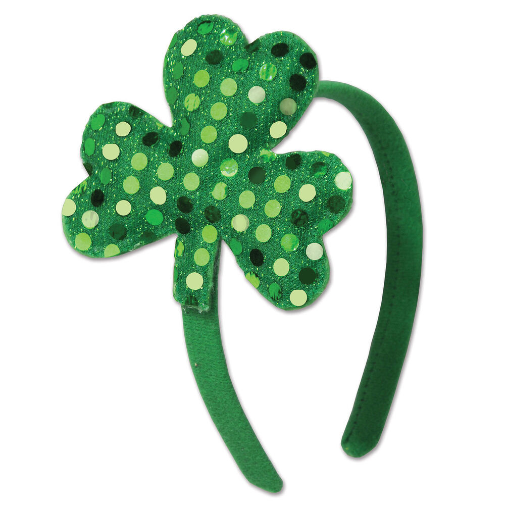 St Patrick'S Day Desserts
 1 ST PATRICK S DAY Party ACCESSORY Green Sequin Shamrock