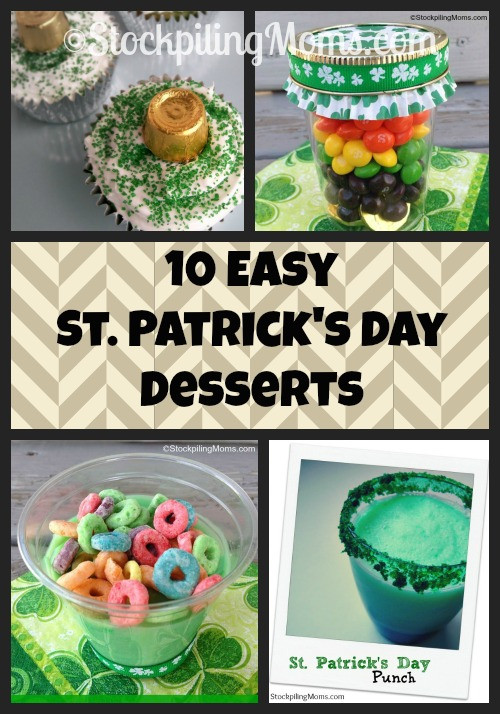 St Patrick'S Day Desserts Recipes Easy
 10 Easy St Patrick’s Day Desserts