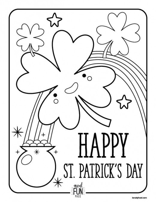 St Patrick'S Day Dinner
 New St Patrick s Day Coloring Pages fg8