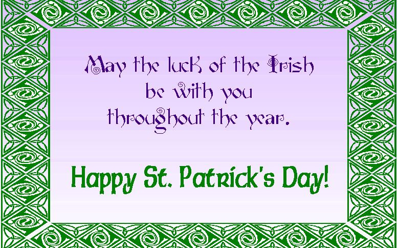St Patrick's Day Inspirational Quotes
 St Patrick’s Day Good Luck Quotes HD
