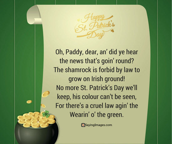 St Patrick's Day Lucky Quotes
 Happy St Patrick s Day Quotes & Sayings