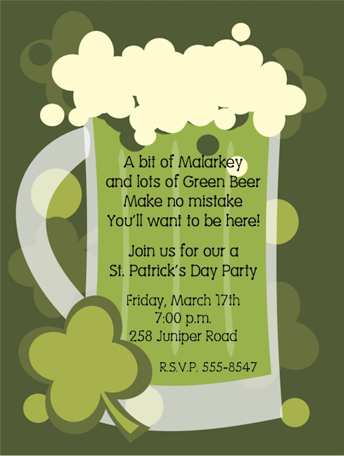 St Patrick's Day Party Invitations
 Pin by Donna Shipley on bunco