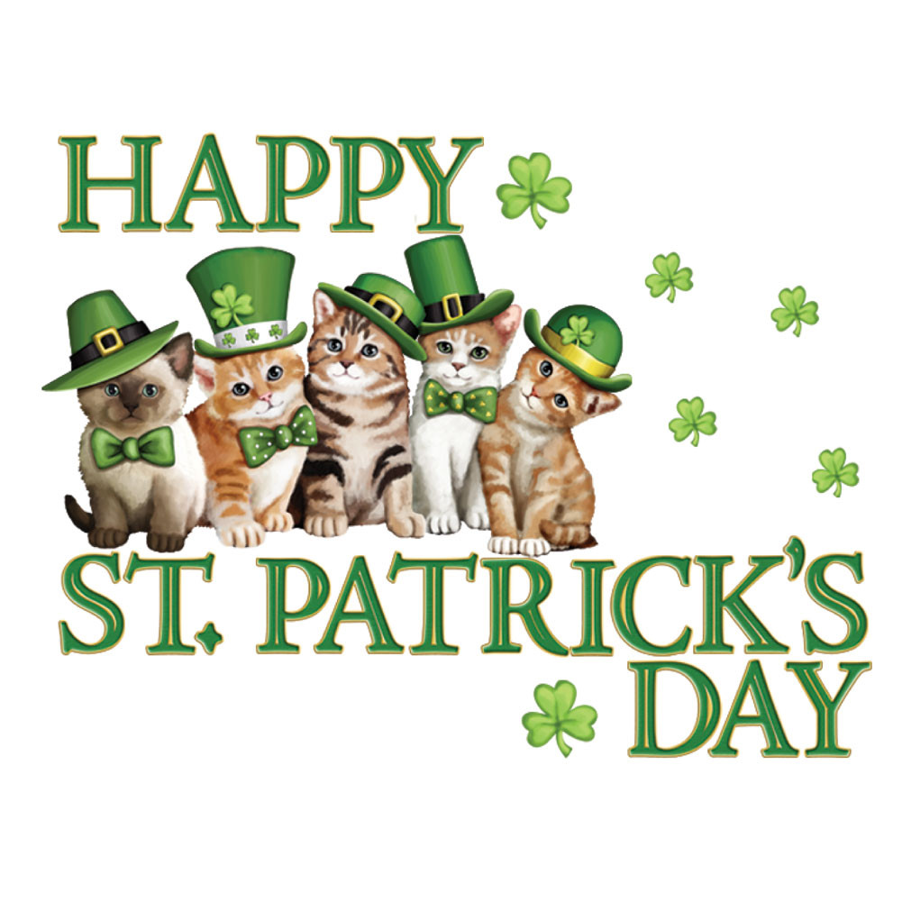 St Patrick's Day Party
 Collections Etc St Patrick s Day Irish Cats Garage Magnet Set