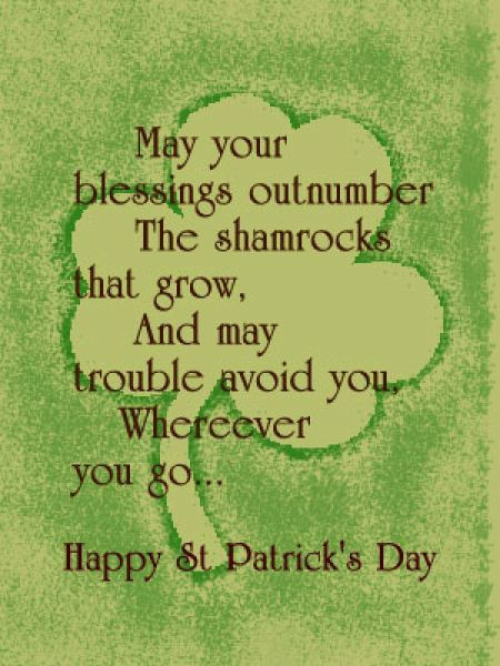 St Patrick's Day Poems Quotes
 Short Saint Patricks Day Poems 2013