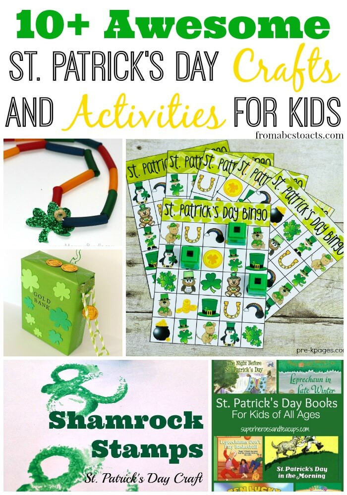 St Patrick's Day School Activities
 10 St Patrick s Day Crafts and Activities for Kids
