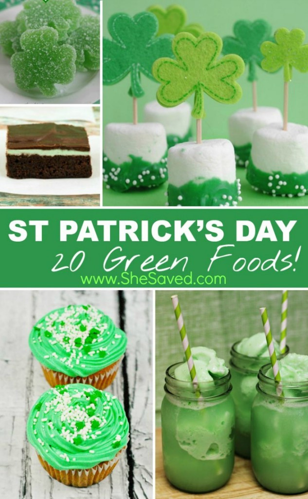 St Patrick's Day Traditions Food
 St Patrick s Day Green Food Ideas SheSaved