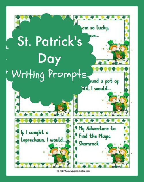 St Patrick's Day Writing Activities
 Homeschooling Today magazine