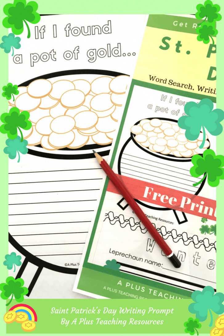 St Patrick's Day Writing Activities
 St Patricks Day Writing Prompt FREE Printables