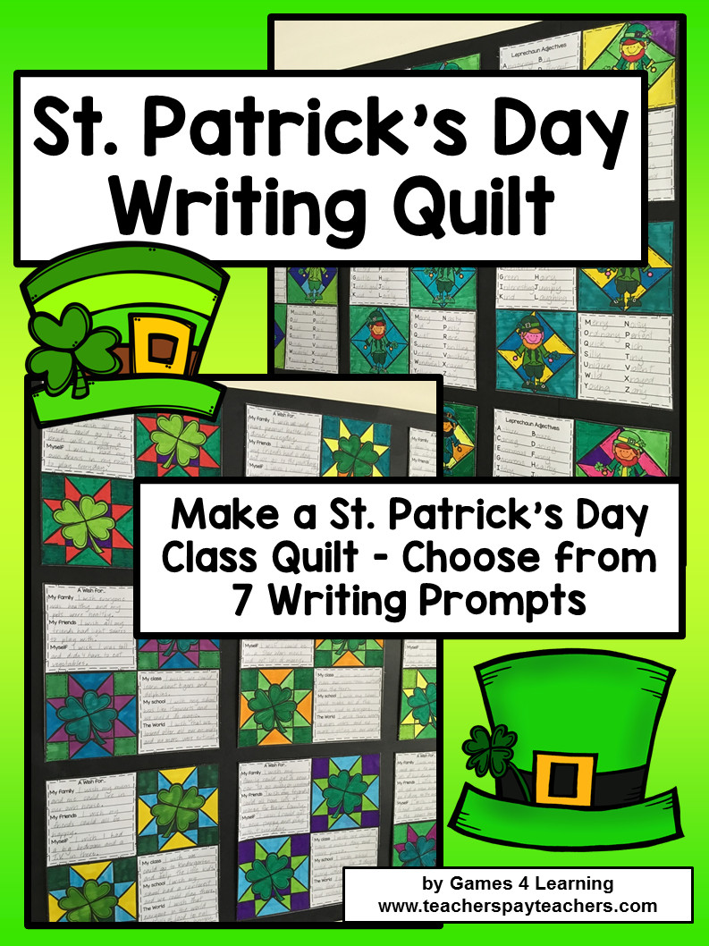 St Patrick's Day Writing Activities
 Fun Games 4 Learning St Patrick s Day Writing Prompts