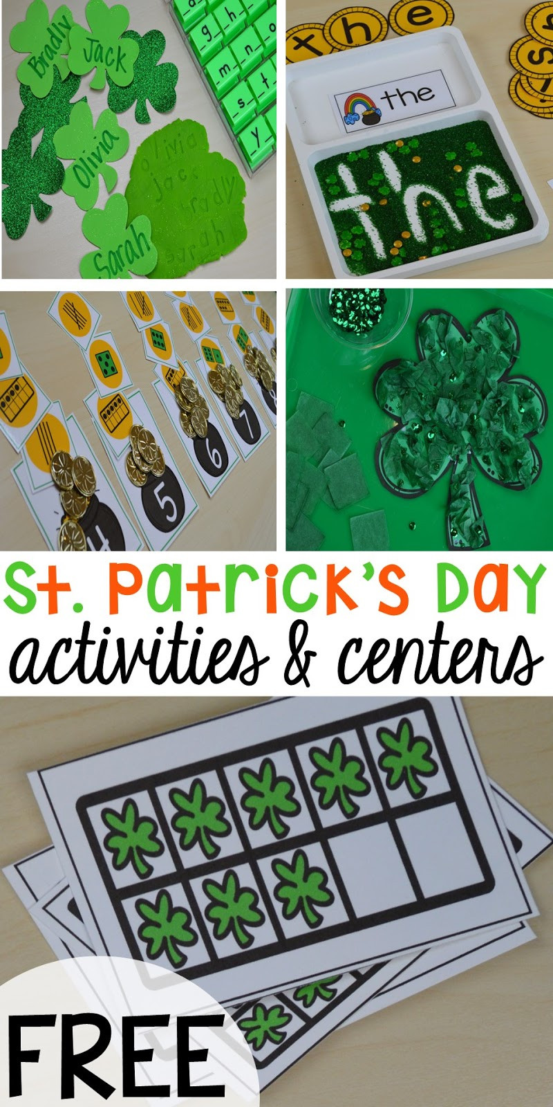 St Patrick's Day Writing Activities
 St Patrick s Day Centers and Activities Pocket of Preschool