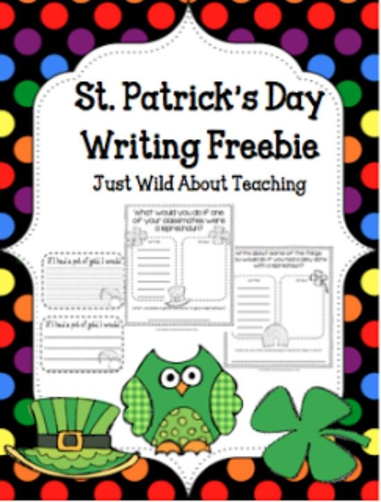 St Patrick's Day Writing Activities
 33 St Patrick s Day Math Ideas and ELA Activities