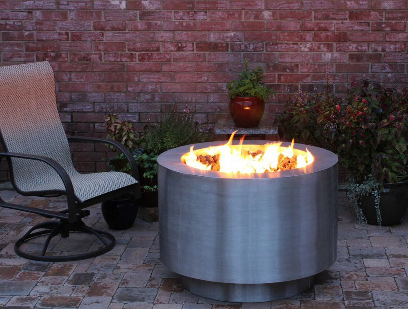 Stainless Steel Firepit
 Stainless Steel Fire Pit Gas Fire Pit