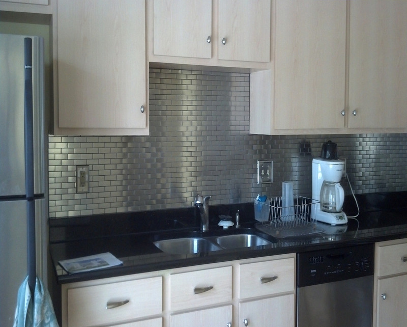 Stainless Steel Kitchen Backsplash Ideas
 Oriental cabinet modern painted furniture black painted