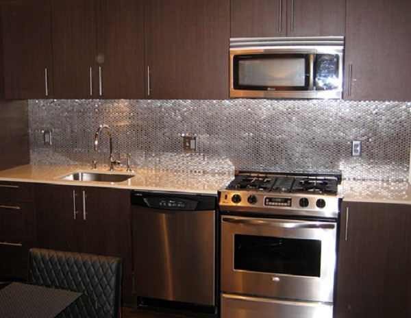 Stainless Steel Kitchen Backsplash Ideas
 Why a penny backsplash is an unique accent in the kitchen