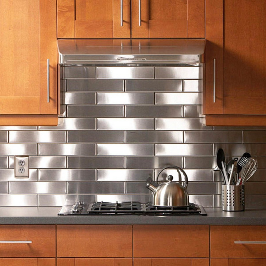 Stainless Steel Kitchen Backsplash Ideas
 Stainless Steel Solution for Your Kitchen Backsplash