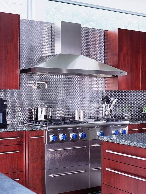 Stainless Steel Kitchen Backsplash Ideas
 Modern kitchen backsplash ideas tiles glass stone or