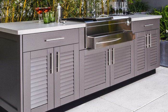 Stainless Steel Outdoor Kitchen
 Outdoor Kitchen Cabinets