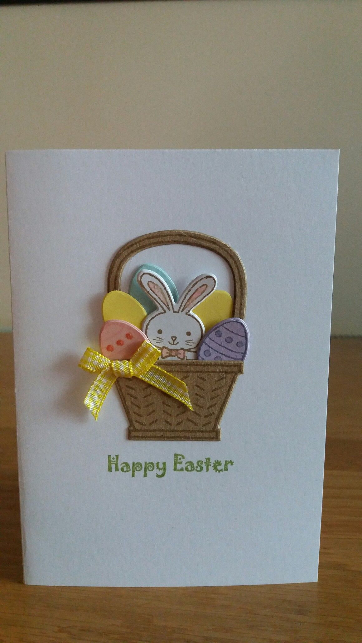 Stampin Up Easter Cards Ideas
 Easter card using Stampin Up Basket Bunch