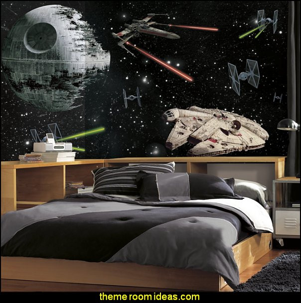 Star Wars Bedroom Wallpaper
 Decorating theme bedrooms Maries Manor Star Wars