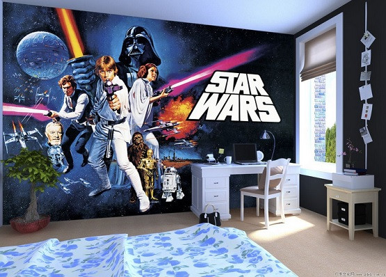 Star Wars Bedroom Wallpaper
 Star Wars Room Decor Curious Ways to Make Kid s Bedroom