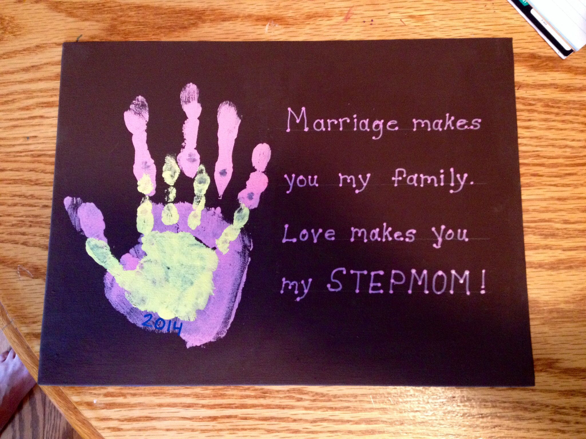 Stepmother Gift Ideas
 Great t idea for new stepmoms Made it as a wedding
